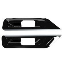 Car Front Inner Door Handle Panel Trim Inner Handle Bowl Trim Frame for Move 2025 2026 Glossy Black