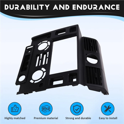 Kit de Painel Estéreo Double Din de 9 Polegadas para   2007-2016, Incluindo Moldura Do Console e Painel Frontal Do Rádio. 2