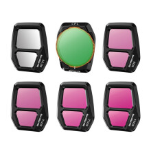 Conjunto de Filtros de Lente Ajustável para Air 3S MCUV/CPL/ND Kit de Filtros para Acessórios de Drone para Air 3S
