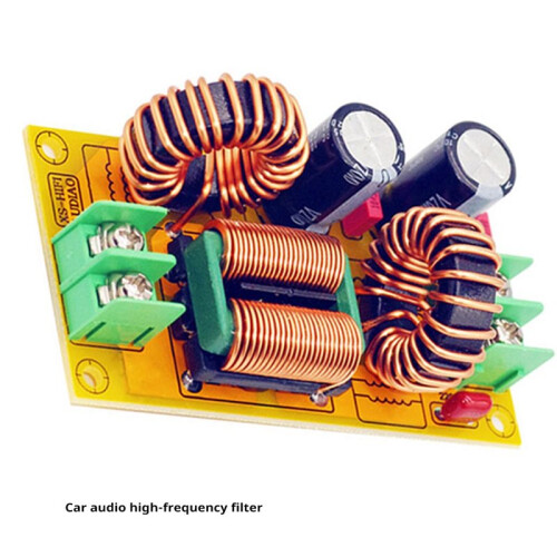 LC Filter EMI Filter EMC FCC for 12V 24V HiFi Power Amplifier High Frequency Power Filtering 10A 2