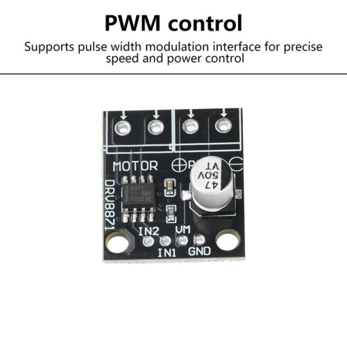 5Pcs DRV8871  6.5-45V  H-Bridge Motor Driver Module 3.6A Brushed Motor Driver PWM Control Driver Module 2