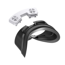 Face Cover Pad with Cooling Fan Facial Interface with Cooling Fan with PU Face Cushion Pad for Meta Quest 3S
