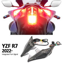 Motorcycle Accessories Rear LED Lights Brake Lamp for YZF R7 YZFR7 YZF-R7 2022-2025 Turn Signal Indicator