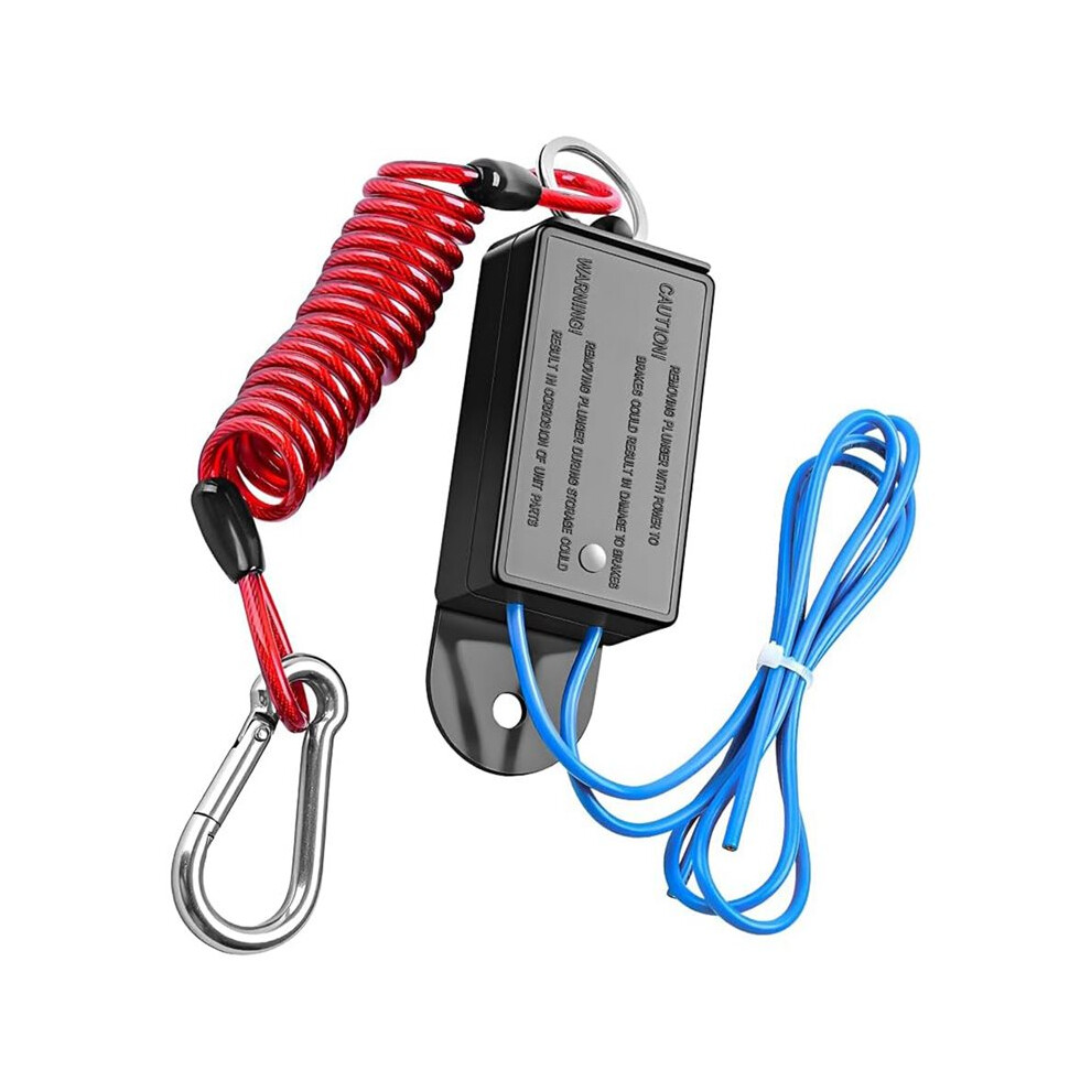 Trailer Breakaway 4Ft Rv Brake Away Coiled Cable With Electric Brake, Rv Electric Breakaway 4711239446472