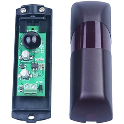 1 Paire de Détecteurs Infrarouges de Sécurité pour Portail Automatique/Battant/Coulissant/Porte de Garage/Porte de Sécurité