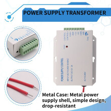 Transformator Zasilania Kontroli Dostępu Adapter Systemu Drzwi AC110-240V System Covertor Maszyna Biały DC12V 3A