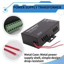 Åtkomstkontroll Strömförsörjning Transformator Dörrsystem Adapter AC110-240V Covertor System Maskin Svart DC12V 5A