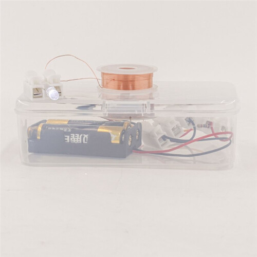 Electromagnetic Experiment with Space Separation and Electricity Extraction DIY Technology School Electrical Science