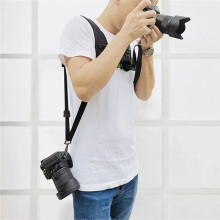 Quick Release Dubbele Schouder Camera Harnas, Zacht Gevoerde Decompressieband voor , voor , voor  DSLR Camera'S
