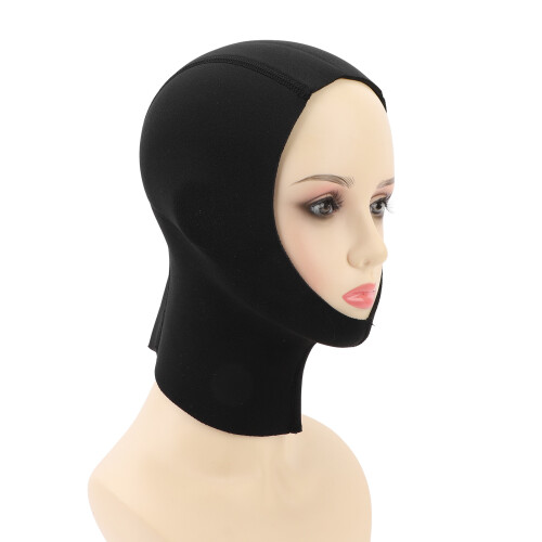 Neoprene 3mm Surf Hood Black