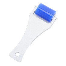 Silicone Staubentferner-Roller-Reinigungstool 22 mm Blaues Aluminiumhandgriff, statische Elektrizität