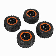 4PCS Tires & Wheels Rims Remote Control Cars Accessories for HBX 16889 1/16 RC Car Vehicles Spare Parts M16038