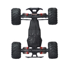 2 Piezas de Amortiguador Trasero Delantero Apto para XLH 9115 S911 9116 S916 9125 1/10 1/12 RC Accesorios de ActualizacióN del Coche, Rojo