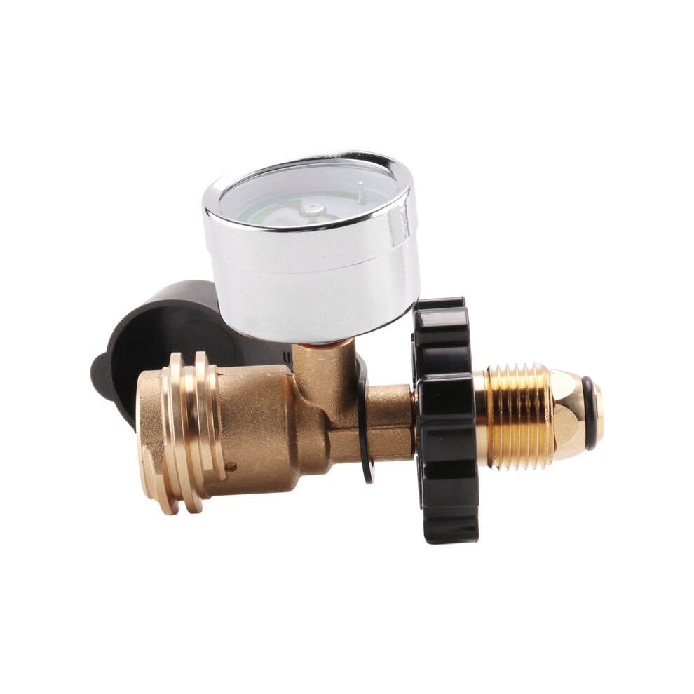 1Pack Propane Tank Gauge With Pol Connection,For 5-100Lb Propane Tank, Stay Accurate At Different Temperatures 6033121088767