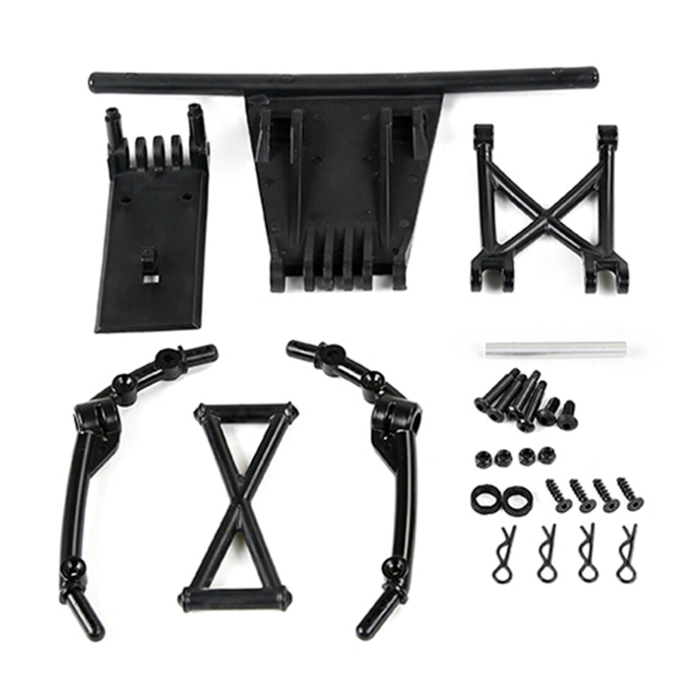 Front Anti-Collision Kit For 1/5 Hpi Rofun Baha Rovan Baja 5B Upgrade 5Sc Toys Parts, Black 6033156982924