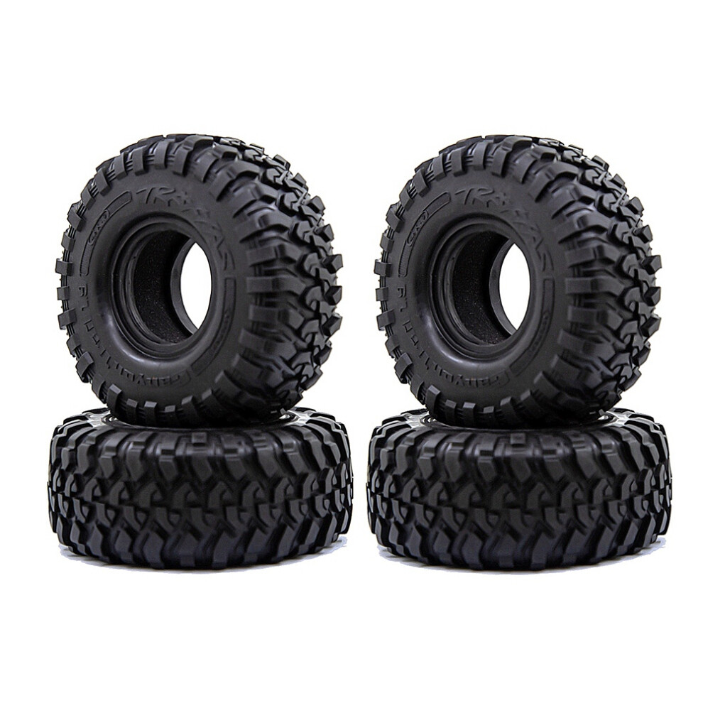4Pcs 118Mm 1.9 Rubber Tires Tyres Wheel For 1/10 Rc Crawler Car Axial Scx10 90046 Axi03007 Trx4 D90 Cc01 6031306946475