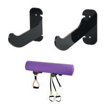 Acryl Yoga Mat Wandmontage Houder Oefening Schuimmat Rol Opbergrek Muurhanger voor Yoga Mat, Oefening Fitness,A