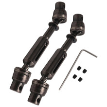 2 Stuks Metalen Aandrijfas CVD voor WPL D12 C14 C24 B14 B36 B24 MN D90 MN99S MN-90 Henglong RC Auto Upgrade Onderdelen Accessoires