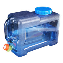 Water Canister with Tap and Handles,12L Camping Portable Bucket Car Water Container with Lid for Outdoor Travel