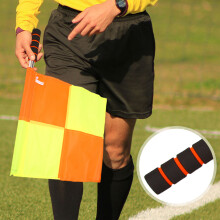 Soccer Referee Flags with Carrying Bag Football Judge Linesman Sideline Fair  Sports Match Flags Referee Equipment