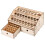 DIY Houten Organizer Verfflessen Display Rack Borstels Houder Stand Opslag Model Tool 1