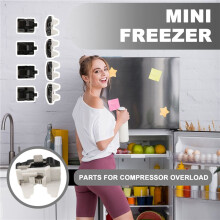 QP2-4.7 PTC Relay 1 Pin Refrigerator Relay and 6750C-0005P Refrigerator Overload Protector Kits