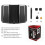 5 Panel Foldable Studio Microphone Isolation Shield Recording Sound Absorber Foam Panel 9