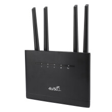 4G LTE Wireless Router 300Mbps with 4 High Gain Antennas & SIM Slot