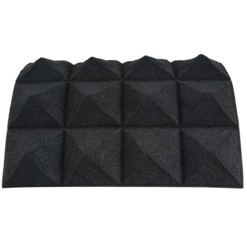 12 pcs- Schallschutzschaum Schallabsorption Pyramide Studio Behandlung Wandpaneele 2
