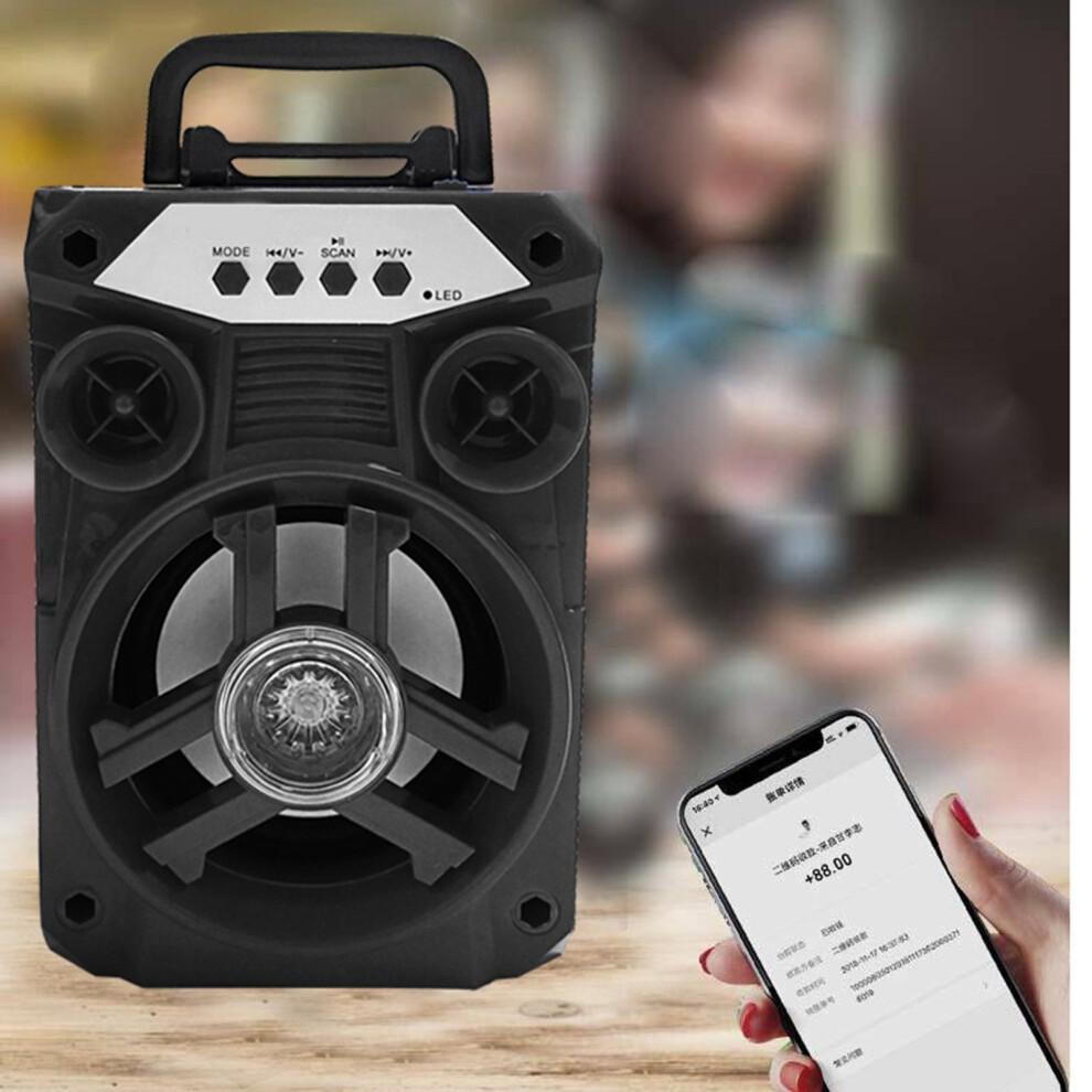 Portable Bluetooth Speaker 10W With Fm, Microphone, 17.5X10.5cm 8241391167725