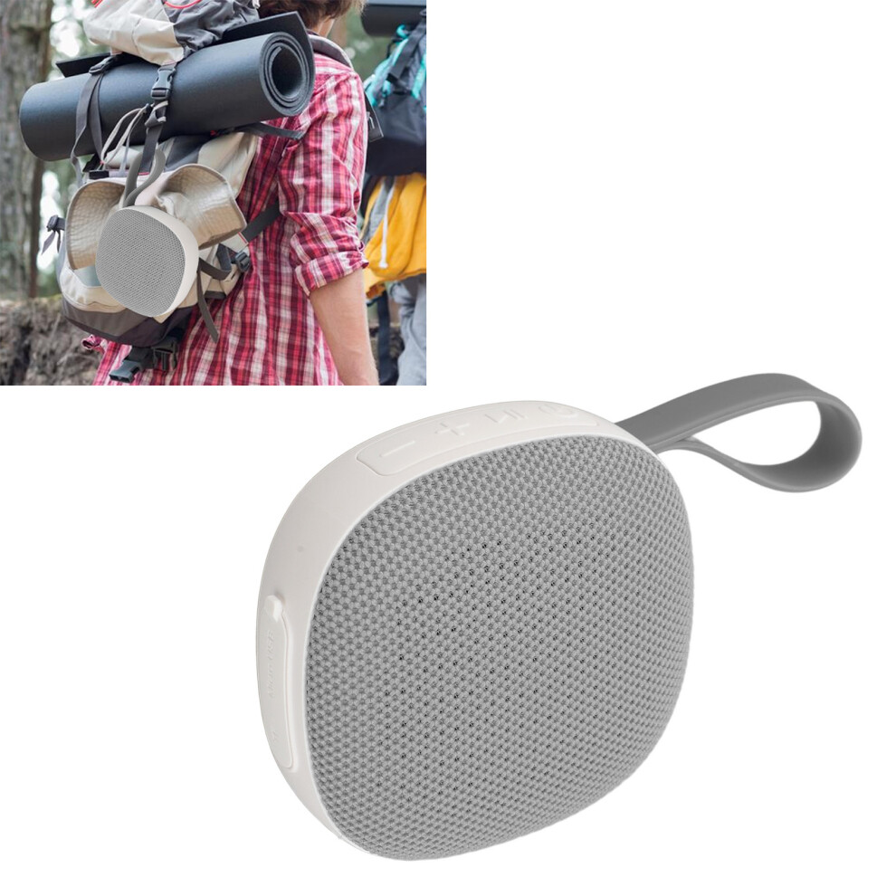 Ipx6 Waterproof Golf Bluetooth Speaker, 5W Stereo Bass, Gray 5001386628982