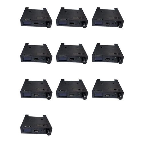 10X SFRM44-U100LQD-435 Floppy Drive Emulator with OLED Screen & Rotary Encoder Flash Floppy Drive