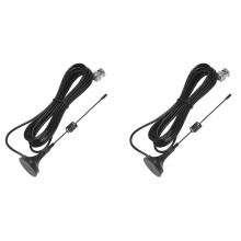 2X Magnet Base Wide-Band Scanner Receive Antenna for Bearcat Radioshack Aor Bnc