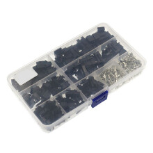 2,54 mm Dupont Anschluss Stecker / Buchse SM2.54 Kabel Stecker 2/3/4 Pin Jumper Header Gehäuse Kabel Stecker 960 Stück