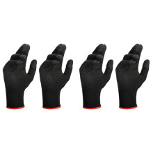 4St Spelhandskar för PUBG Svettsäkra, Repkänsliga Pressskärmsspelfingerhandskar med Tummuff