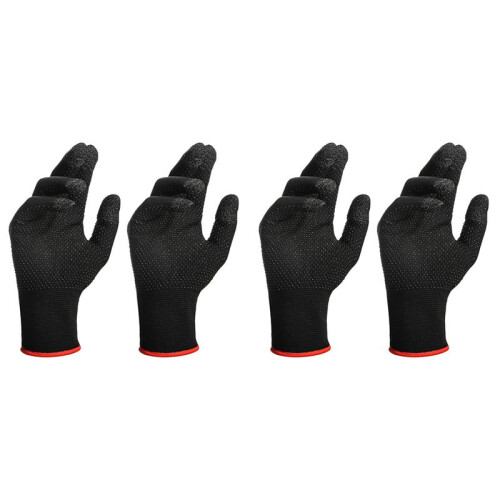 4Pcs Game Gloves for PUBG Sweat Proof Non-Scratch Sensitive Press Screen Gaming Finger Thumb Sleeve Gloves