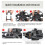 STARTRC Upper Expansion Bracket for  Avata 2 Action Camera Mount Adapter Fixed Base with 1/4 Adapters 6