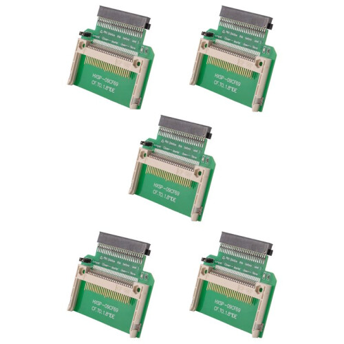 5X Jfr Merory Card Compact Flash to 50Pin 1,8 Tum Ide Hårddisk Ssd Adapter