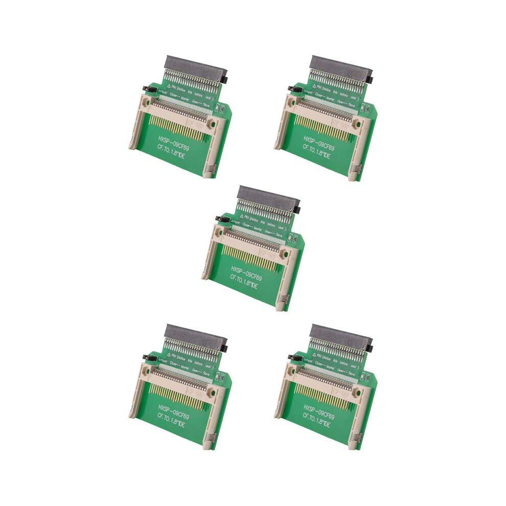 5X Cf Merory Card Compact Flash To 50Pin 1.8 Inch Ide Hard Drive Ssd Adapter 6034264346127