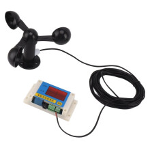 3 Fan Blades Tower Crane Anemometer 3 Blades USB Wind Speed Alarm Device for Outdoor