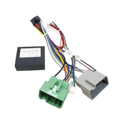16Pin Car Wiring Harness Adapter Canbus Box Decoder Android Radio Power Cable for  S80 XC70 V70 S60 1999-2006