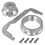 LS Rear Main Seal Alignment Tool Oil Pan Front Cover Alignment Tool for  LS Engine 4.8 5.3 5.7 6.0 LS1 LS2 LS3 LS6 L99 1