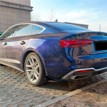 For  A5 S5 F5 Sline Sportback 2021-2024 Rear Bumper Lip Corner Spoiler Cover Rear Bumper Diffuser Trim Accessories