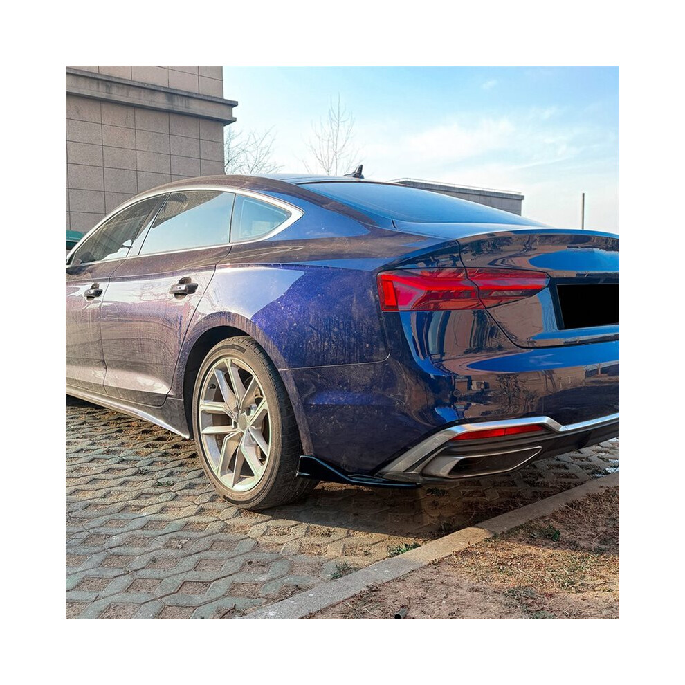 For A5 S5 F5 Sline Sportback 2021-2024 Rear Bumper Lip Corner Spoiler Cover Rear Bumper Diffuser Trim Accessories 4711252408129
