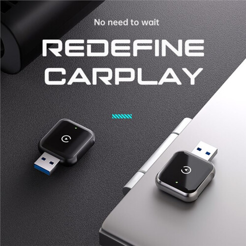 2in1 Carplay Wireless Box Car Machine Interconnection Module Android Auto Wired to Wireless Carplay Box 1