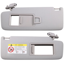 1Pair Left + Right Sun Visor Makeup Mirror with Light Grey 8W0857551 8W0857552 for A4L A5 Q5L Q2L