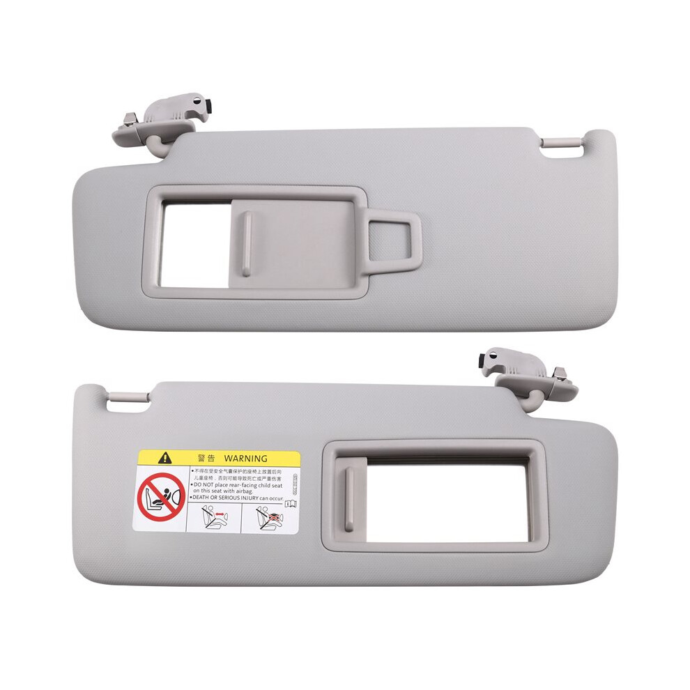 1Pair Left + Right Sun Visor Makeup Mirror With 8W0857551 8W0857552 For A4l A5 Q5l Q2l Light/Grey 6031982881961