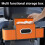 Auto Rear  Headrest Organizer with Hook & Phone Holder, Large Capacity Space-Saving Storage for Vehicles 2pcs 2