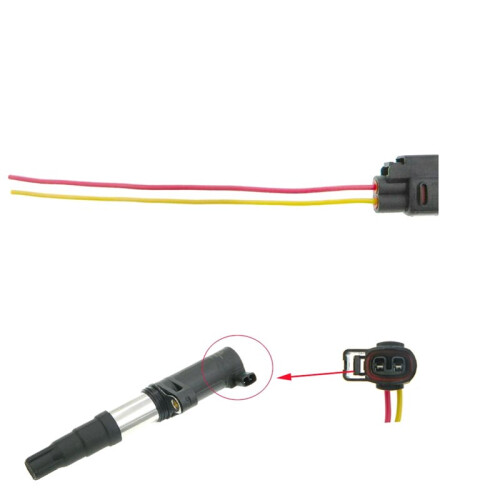 10pcs 2 Pin for Ignition Coil Connector Plug Cable Wire Harness for    8200765882 8200380267 2