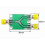 6GHz RF Microwave Resistor Simple Power Divider,One to Two Splitter Module RF Combiner/Splitter 6